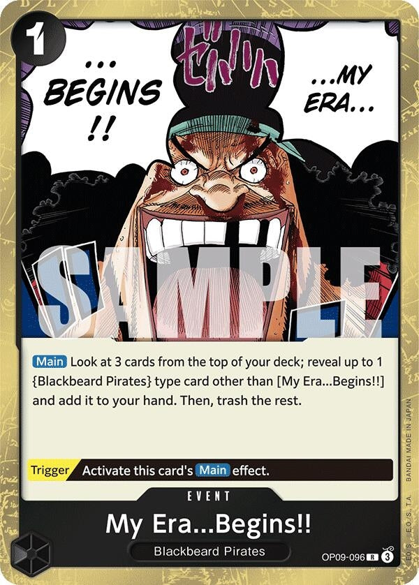 Image for My Era...Begins!! (Emperors in the New World) (OP09-096) - One Piece Card Game