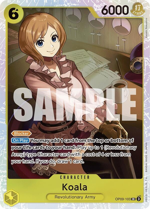 Image for Koala (Emperors in the New World) (OP09-103) - One Piece Card Game