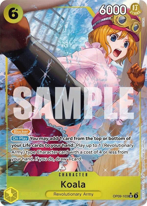 Image for Koala (Parallel) (Emperors in the New World) (OP09-103) - One Piece Card Game