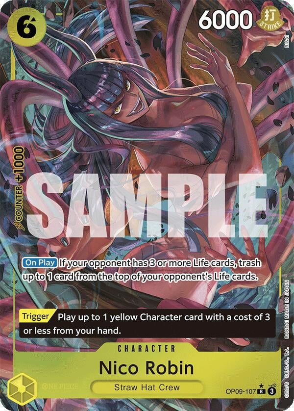 Image for Nico Robin (107) (Parallel) (Emperors in the New World) (OP09-107) - One Piece Card Game