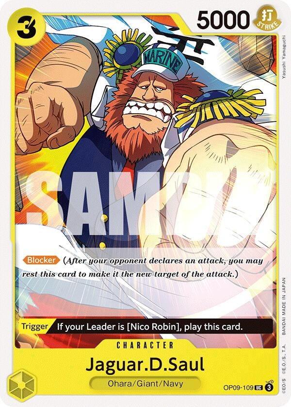 Image for Jaguar.D.Saul (Emperors in the New World) (OP09-109) - One Piece Card Game
