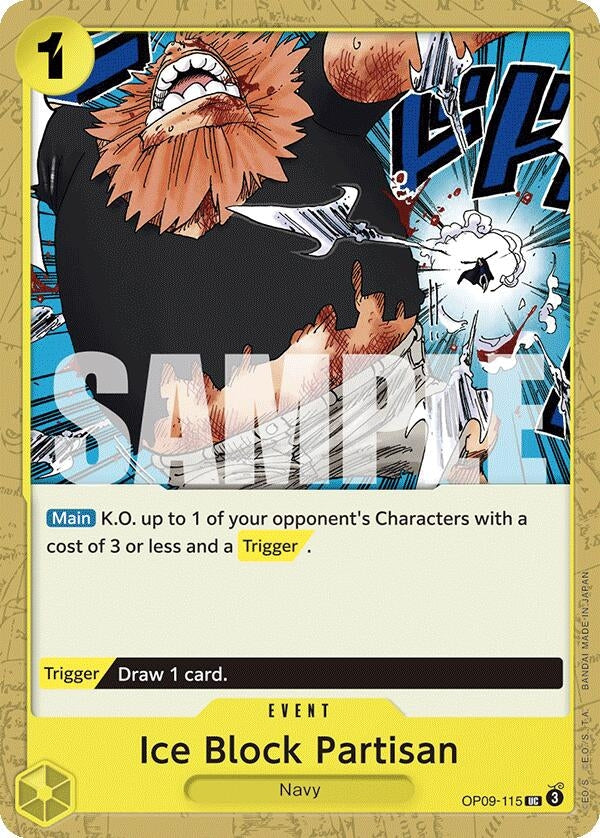 Image for Ice Block Partisan (Emperors in the New World) (OP09-115) - One Piece Card Game