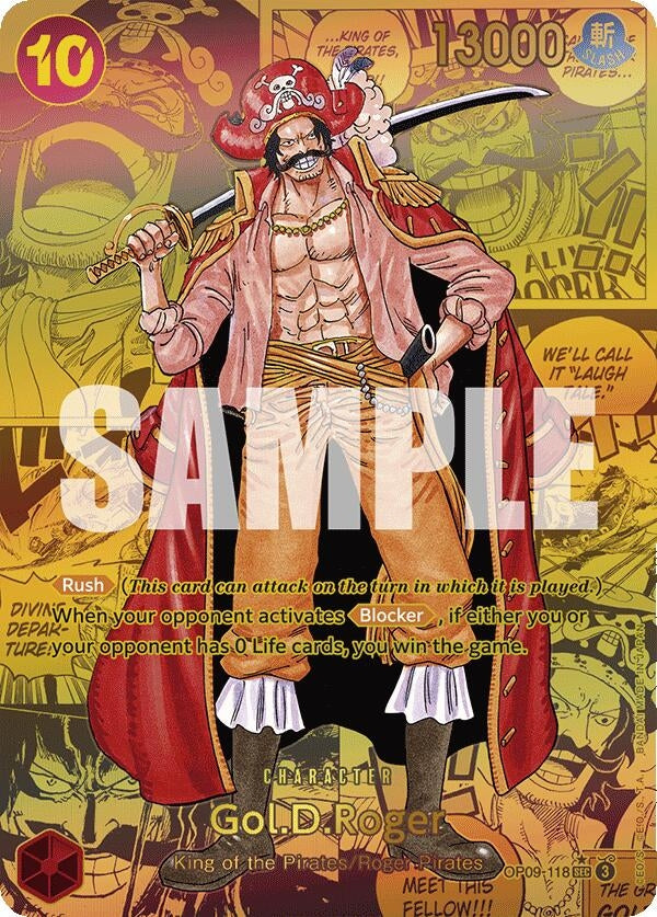 Image for Gol.D.Roger (Manga) (Emperors in the New World) (OP09-118) - One Piece Card Game