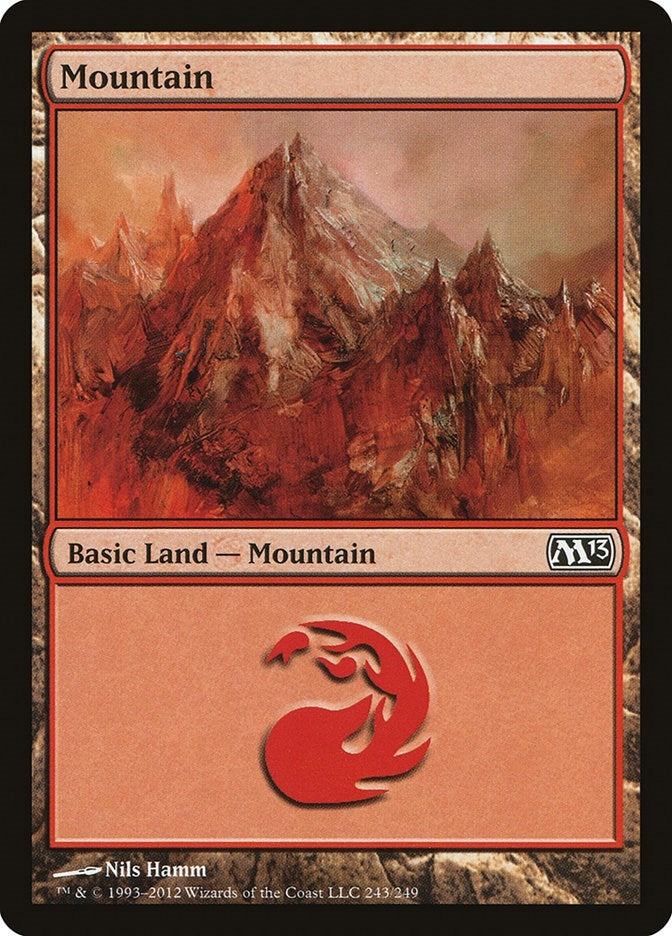 Image for Mountain (243) (Magic 2013 (M13)) (243) - Magic: The Gathering