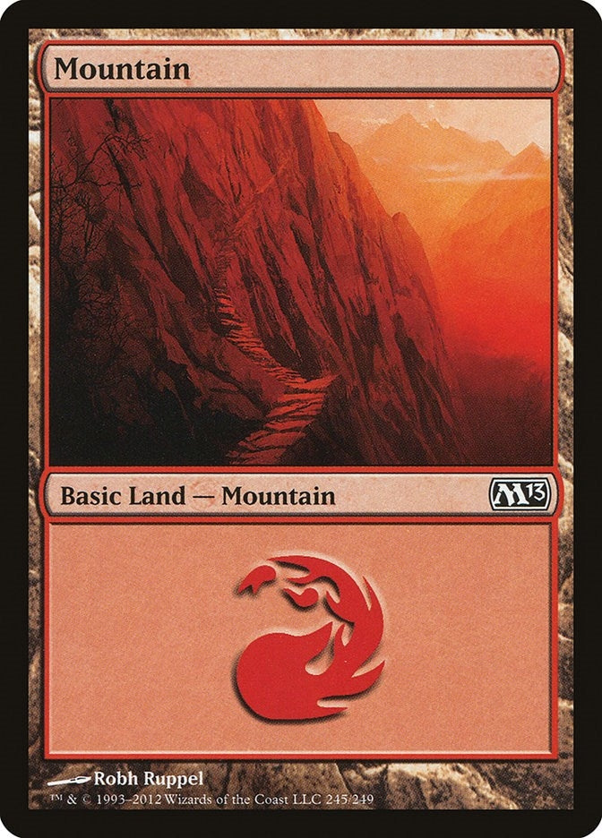 Image for Mountain (245) (Magic 2013 (M13)) (245) - Magic: The Gathering