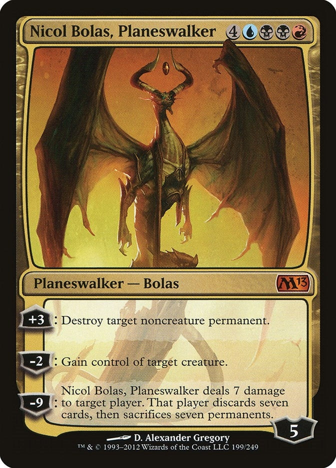 Image for Nicol Bolas, Planeswalker (Magic 2013 (M13)) (199) - Magic: The Gathering