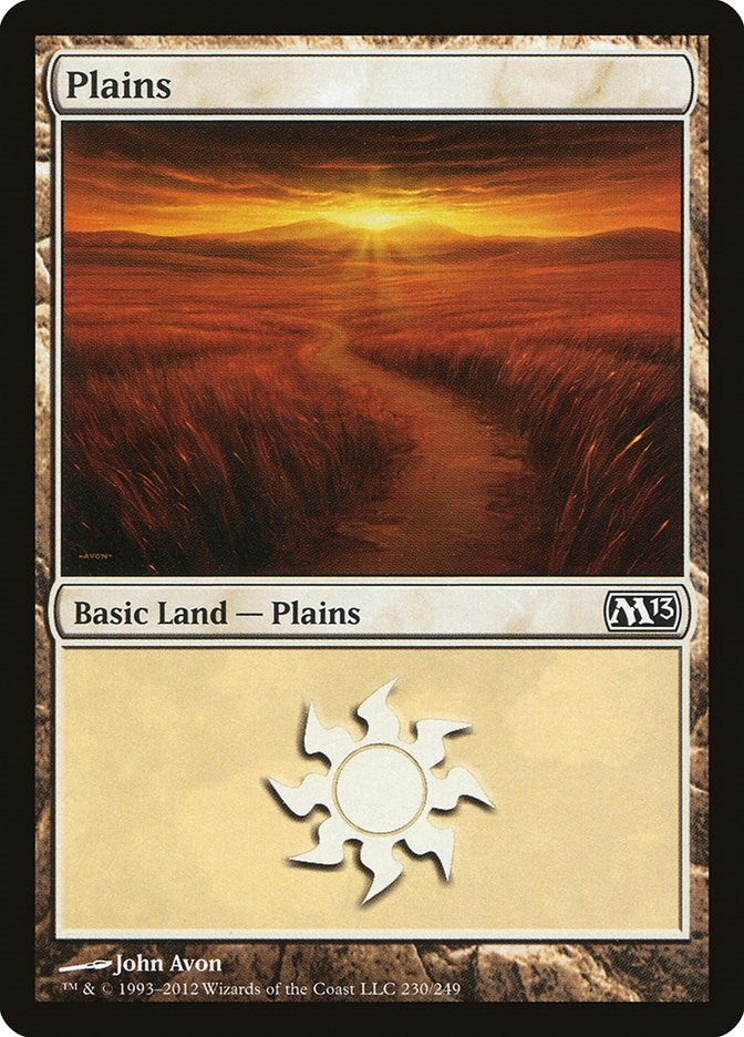 Image for Plains (230) (Magic 2013 (M13)) (230) - Magic: The Gathering