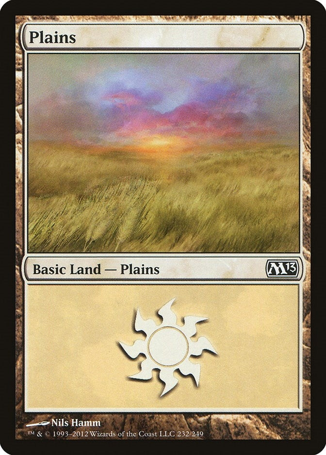 Image for Plains (232) (Magic 2013 (M13)) (232) - Magic: The Gathering