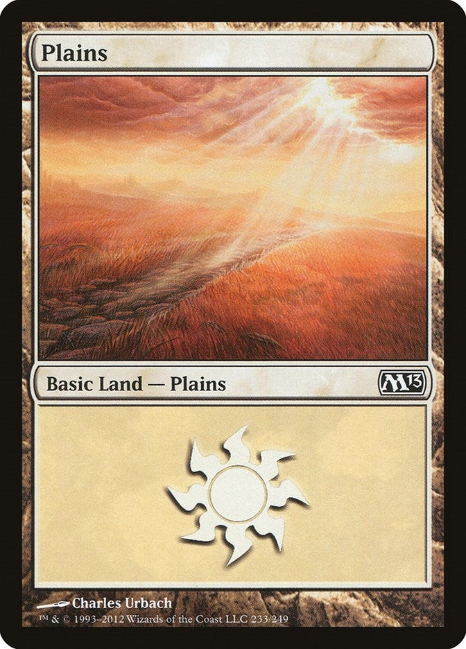 Image for Plains (233) (Magic 2013 (M13)) (233) - Magic: The Gathering
