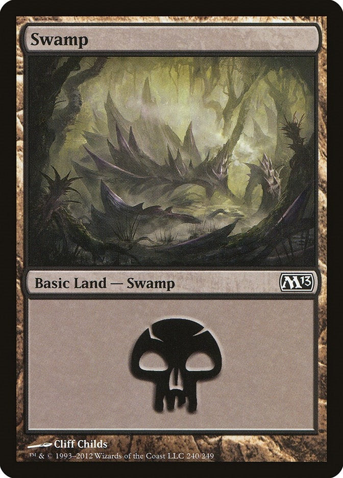 Image for Swamp (240) (Magic 2013 (M13)) (240) - Magic: The Gathering