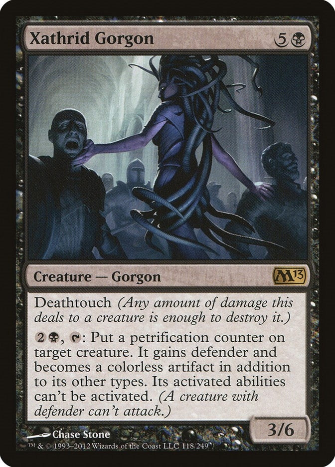 Image for Xathrid Gorgon (Magic 2013 (M13)) (118) - Magic: The Gathering