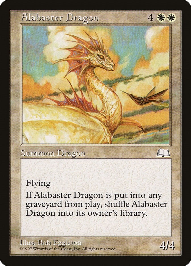 Image for Alabaster Dragon (Weatherlight) - Magic: The Gathering