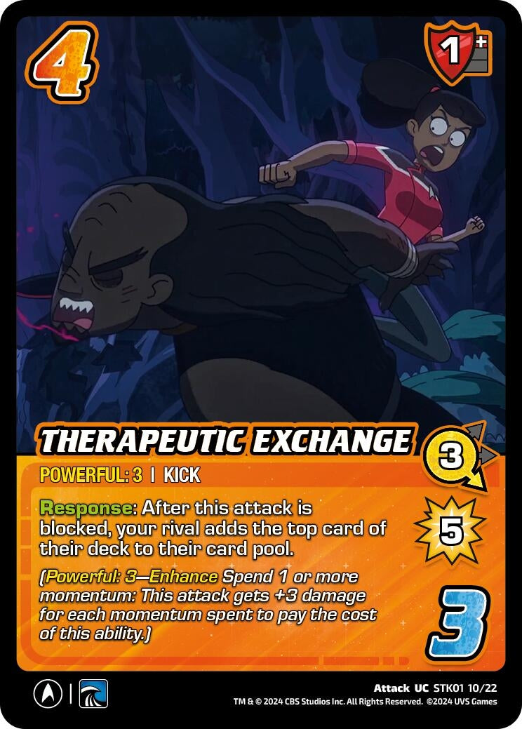 Image for Therapeutic Exchange (Challenger Series: Star Trek: Lower Decks) (STK01 10/22) - UniVersus