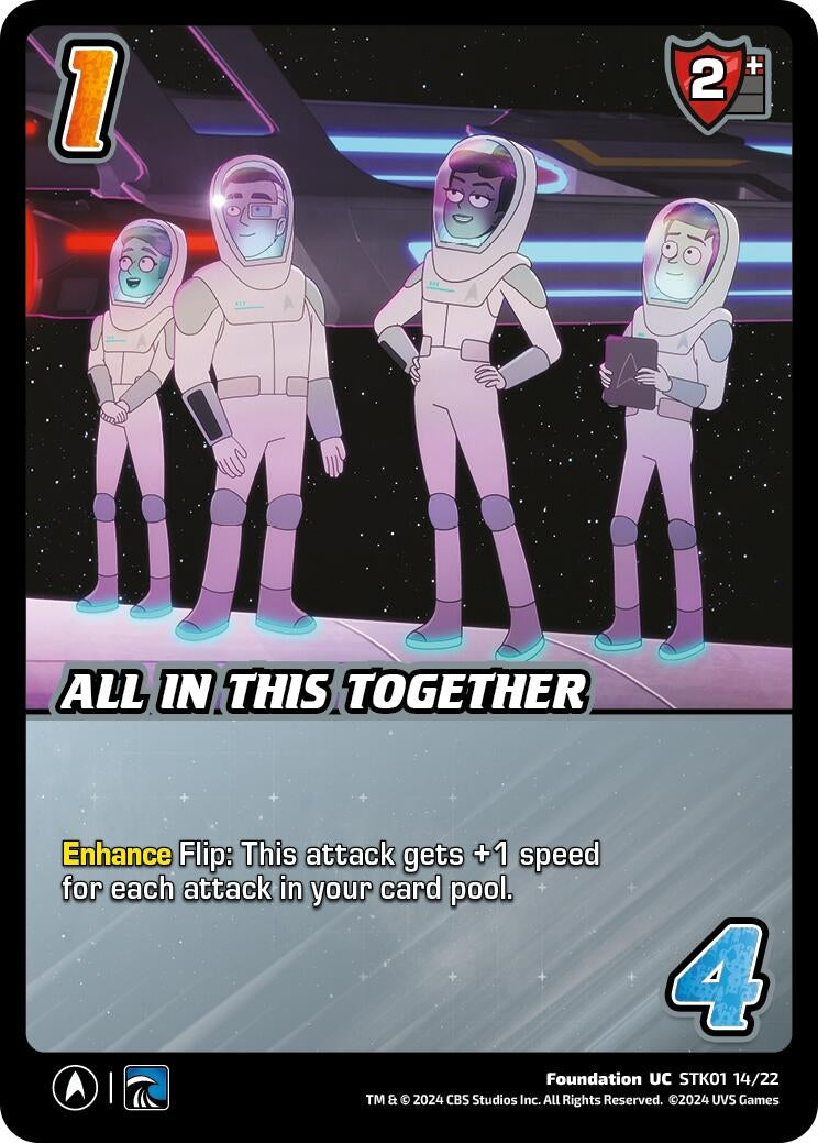 Image for All in This together (Challenger Series: Star Trek: Lower Decks) (STK01 14/22) - UniVersus
