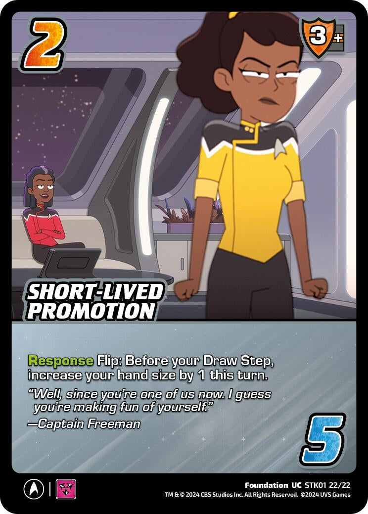 Image for Short-Lived Promotion (Challenger Series: Star Trek: Lower Decks) (STK01 22/22) - UniVersus