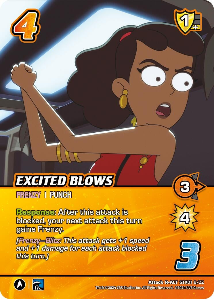 Image for Excited Blows (Alternate Art) (Challenger Series: Star Trek: Lower Decks) (STK01 8/22) - UniVersus