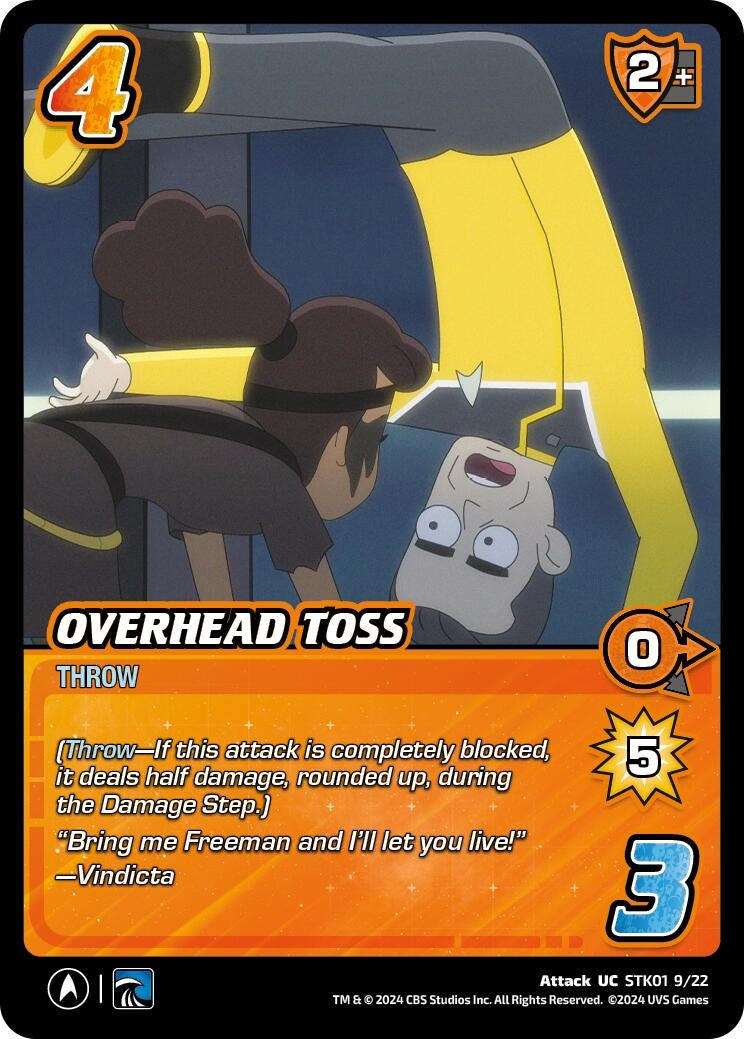 Image for Overhead Toss (Challenger Series: Star Trek: Lower Decks) (STK01 9/22) - UniVersus