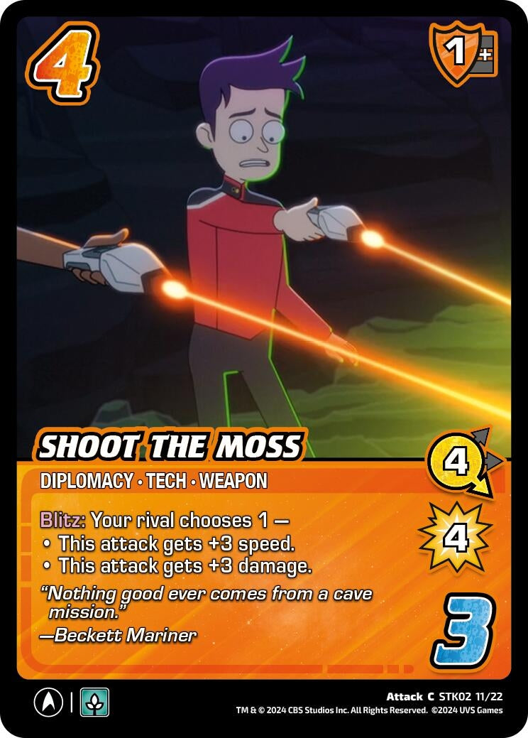 Image for Shoot the Moss (Challenger Series: Star Trek: Lower Decks) (STK02 11/22) - UniVersus