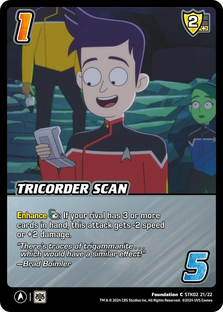 Image for Tricorder Scan (Challenger Series: Star Trek: Lower Decks) (STK02 21/22) - UniVersus