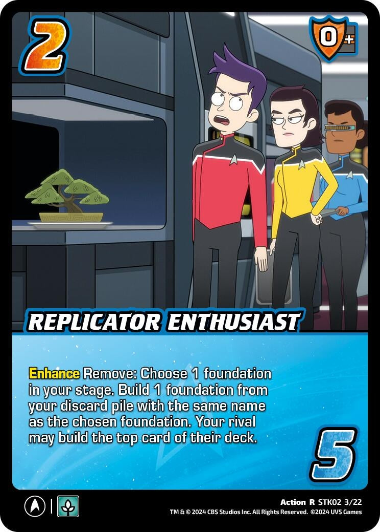 Image for Replicator Enthusiast (Challenger Series: Star Trek: Lower Decks) (STK02 3/22) - UniVersus