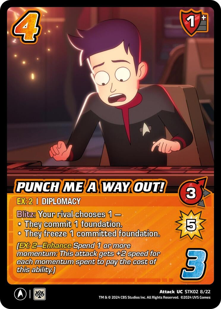 Image for Punch Me a Way Out! (Challenger Series: Star Trek: Lower Decks) (STK02 8/22) - UniVersus