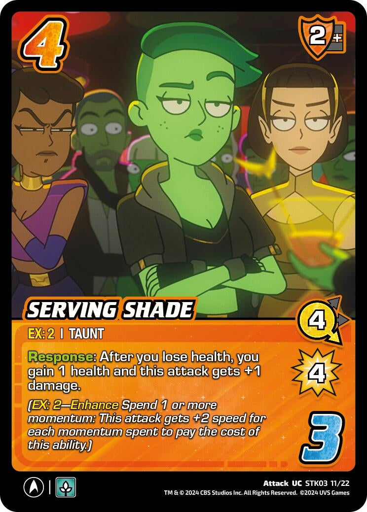 Image for Serving Shade (Challenger Series: Star Trek: Lower Decks) (STK03 11/22) - UniVersus