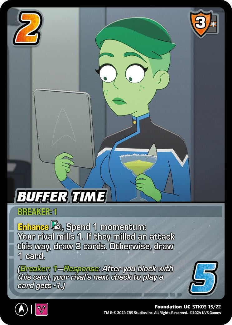 Image for Buffer Time (Challenger Series: Star Trek: Lower Decks) (STK03 15/22) - UniVersus