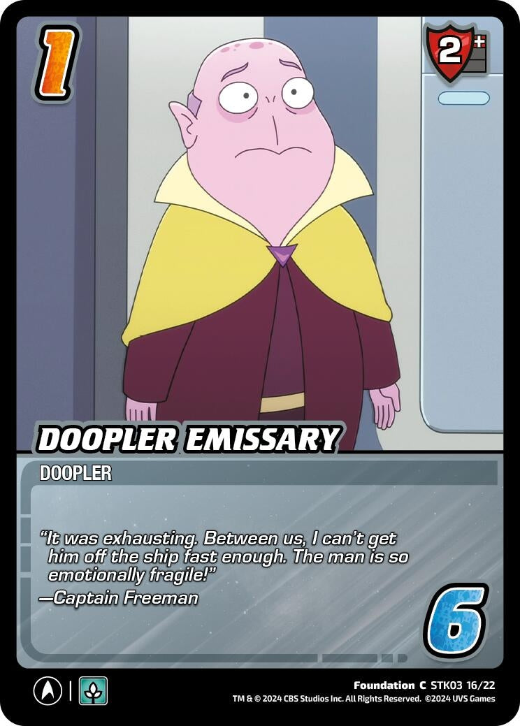 Image for Doopler Emissary (Challenger Series: Star Trek: Lower Decks) (STK03 16/22) - UniVersus