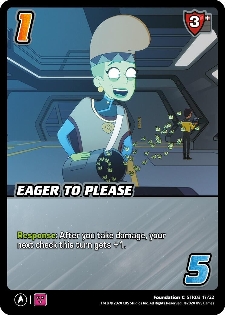 Image for Eager to Please (Challenger Series: Star Trek: Lower Decks) (STK03 17/22) - UniVersus