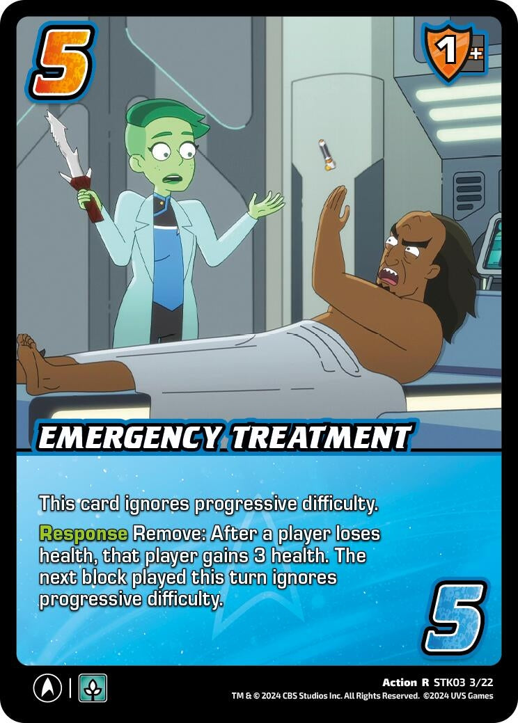 Image for Emergency Treatment (Challenger Series: Star Trek: Lower Decks) (STK03 3/22) - UniVersus