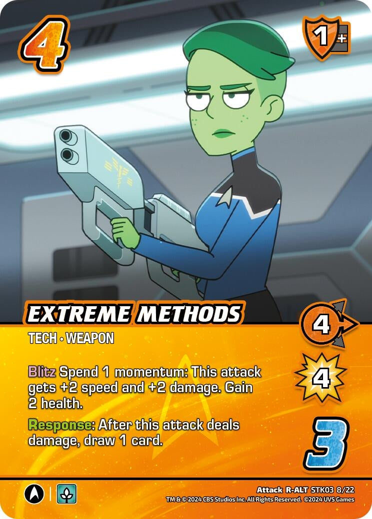 Image for Extreme Methods (Alternate Art) (Challenger Series: Star Trek: Lower Decks) (STK03 8/22) - UniVersus