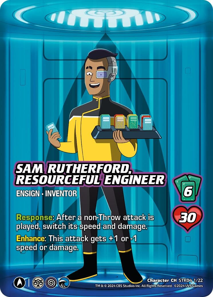Image for Sam Rutherford, Resourceful Engineer (Challenger Series: Star Trek: Lower Decks) (STK04 1/22) - UniVersus