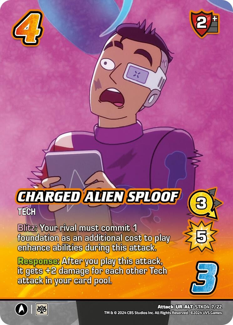 Image for Charged Alien Sploof (Alternate Art) (Challenger Series: Star Trek: Lower Decks) (STK04 7/22) - UniVersus