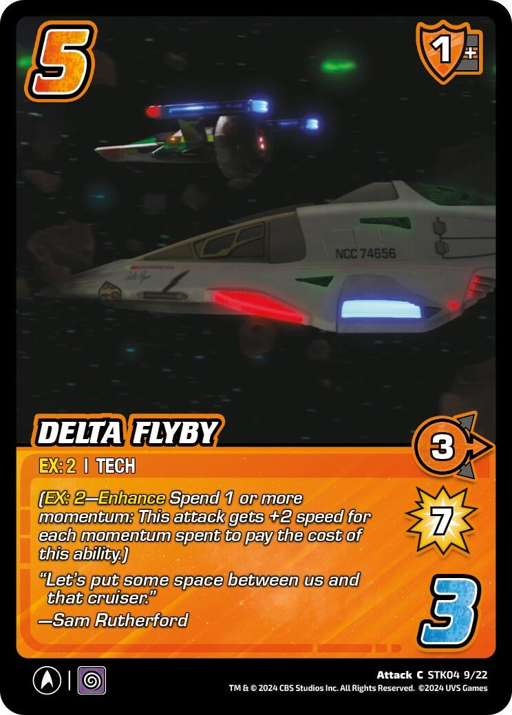 Image for Delta Flyby (Challenger Series: Star Trek: Lower Decks) (STK04 9/22) - UniVersus