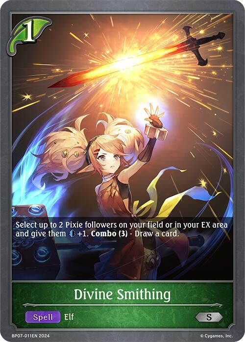 Image for Divine Smithing (BP07: Verdant Steel) (BP07-011EN) - Shadowverse: Evolve