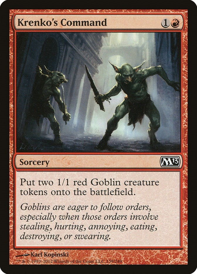 Image for Krenko's Command (Magic 2013 (M13)) (139) - Magic: The Gathering