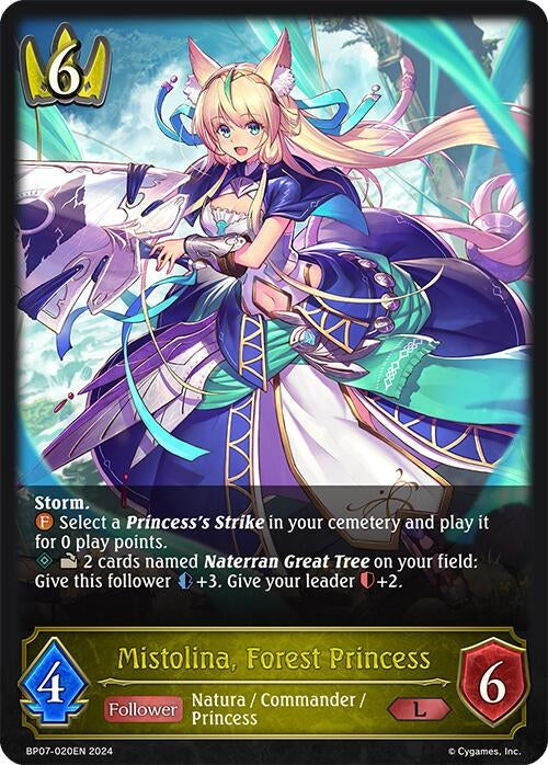 Image for Mistolina, Forest Princess (BP07: Verdant Steel) (BP07-020EN) - Shadowverse: Evolve