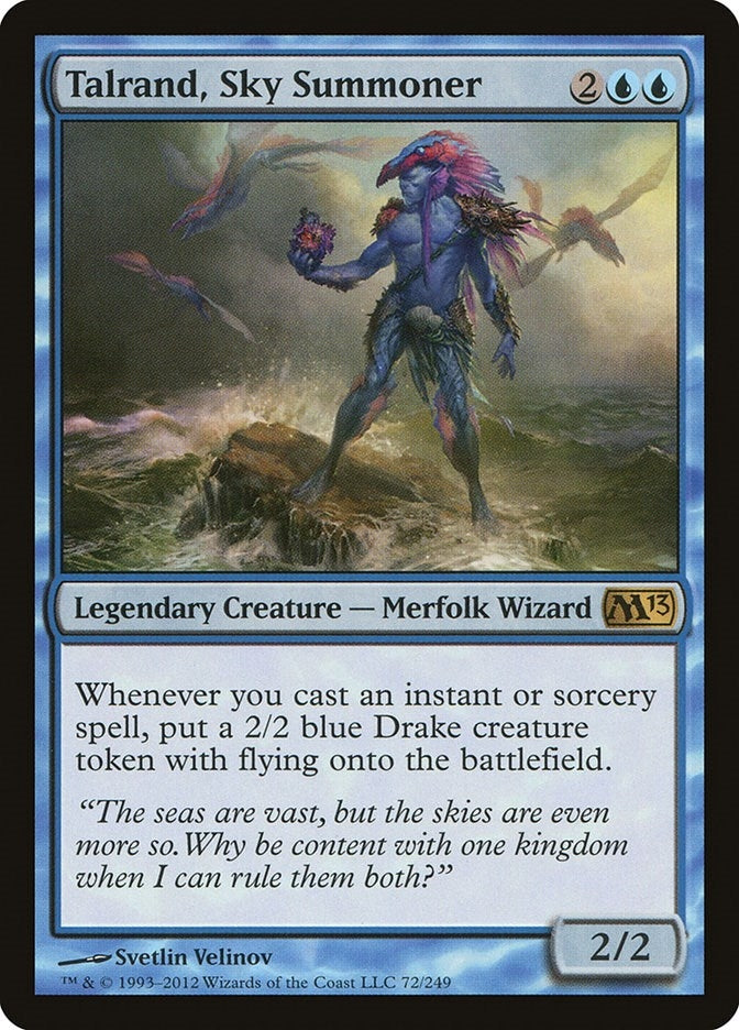 Image for Talrand, Sky Summoner (Magic 2013 (M13)) (72) - Magic: The Gathering
