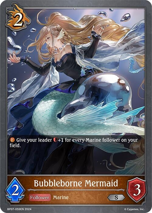 Image for Bubbleborne Mermaid (BP07: Verdant Steel) (BP07-059EN) - Shadowverse: Evolve