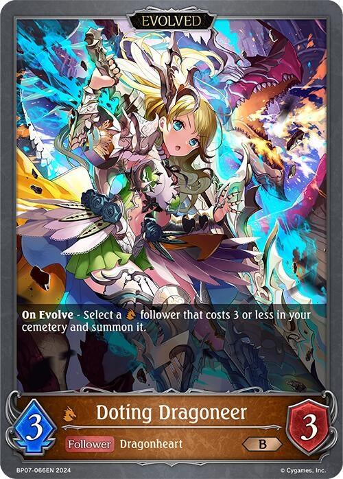 Image for Doting Dragoneer (Evolved) (BP07: Verdant Steel) (BP07-066EN) - Shadowverse: Evolve