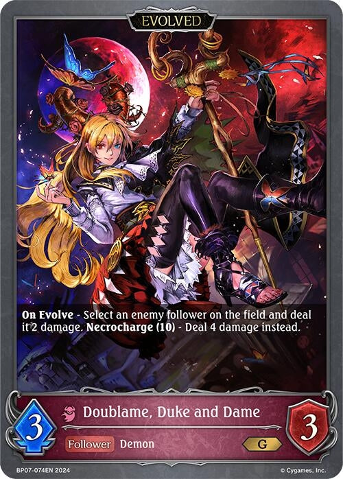 Image for Doublame, Duke and Dame (Evolved) (BP07: Verdant Steel) (BP07-074EN) - Shadowverse: Evolve