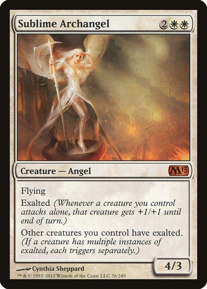 Image for Sublime Archangel (Magic 2013 (M13)) (36) - Magic: The Gathering