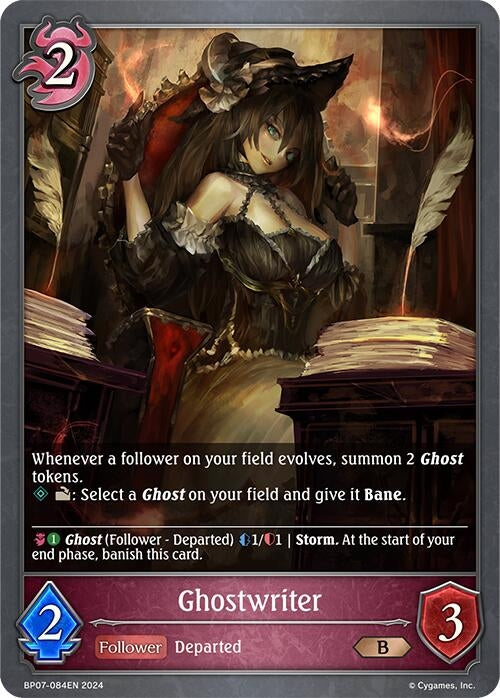Image for Ghostwriter (BP07: Verdant Steel) (BP07-084EN) - Shadowverse: Evolve