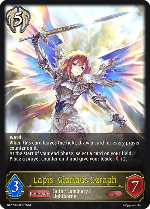 Image for Lapis, Glorious Seraph (BP07: Verdant Steel) (BP07-088EN) - Shadowverse: Evolve
