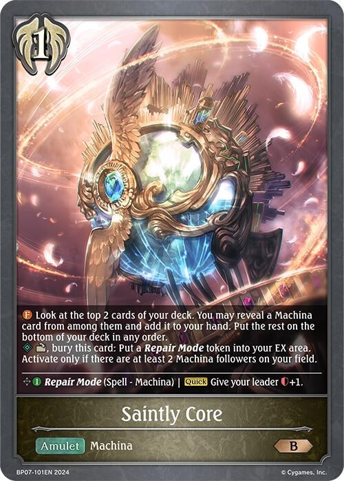 Image for Saintly Core (BP07: Verdant Steel) (BP07-101EN) - Shadowverse: Evolve