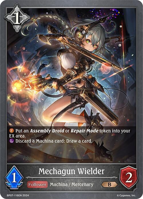 Image for Mechagun Wielder (BP07: Verdant Steel) (BP07-116EN) - Shadowverse: Evolve