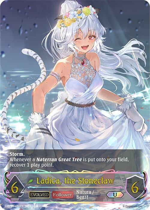 Image for Ladica, the Stoneclaw (Evolved) (U) (BP07: Verdant Steel) (BP07-U01EN) - Shadowverse: Evolve