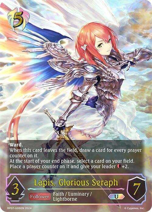 Image for Lapis, Glorious Seraph (U) (BP07: Verdant Steel) (BP07-U06EN) - Shadowverse: Evolve