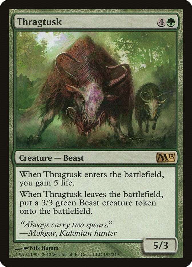Image for Thragtusk (Magic 2013 (M13)) (193) - Magic: The Gathering