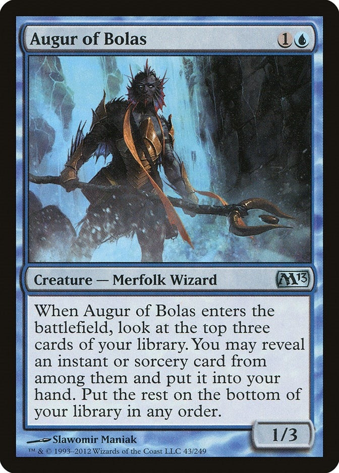 Image for Augur of Bolas (Magic 2013 (M13)) (43) - Magic: The Gathering